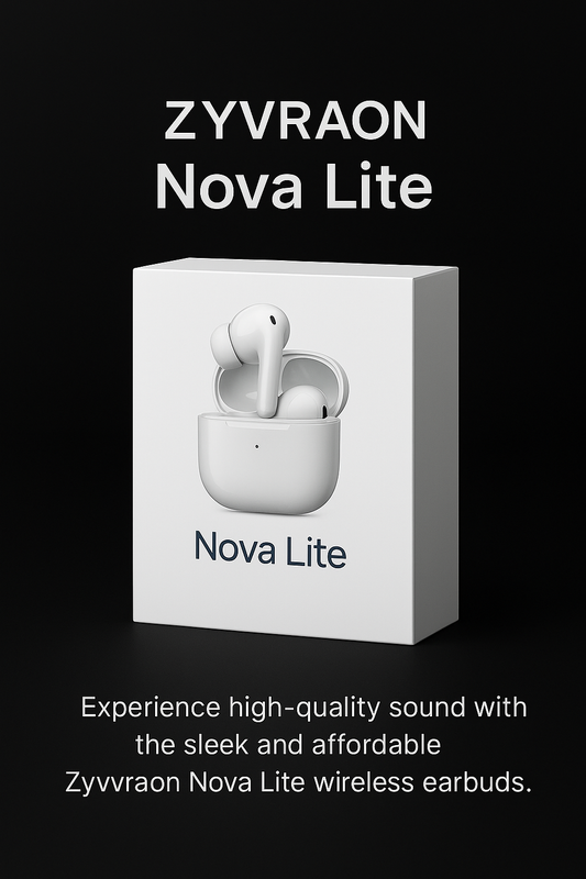 Zyvraon Nova Lite — Smart Sound. Smarter Style