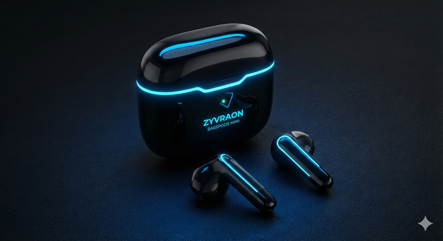 Zyvraon BassPods Mini – Deep Bass in Compact Size